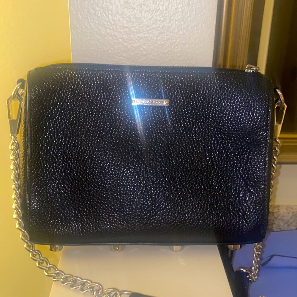 Black crossbody Rebecca Minkoff worn twice